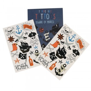 Tatouages temporaires Attention aux pirates ! 2