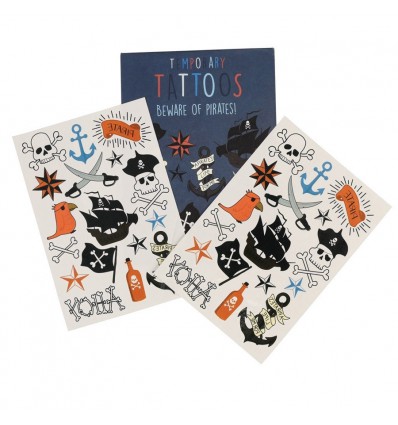 Tatouages temporaires Attention aux pirates !