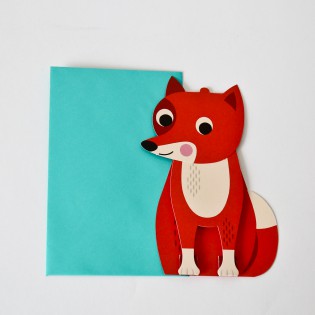 Carte Pop up Renard Ingela Arrhenius 2