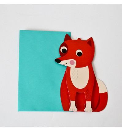 Carte Pop up Renard Ingela Arrhenius