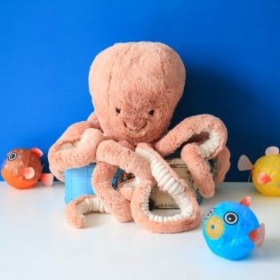 Grande peluche Odell octopus - Jellycat