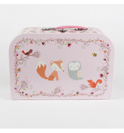 Dînette en métal amis de la forêt rose