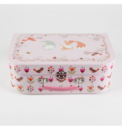 Dînette en métal amis de la forêt rose