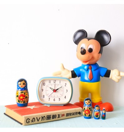 Réveil rétro bleu - Rex London