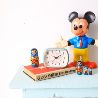 Réveil rétro bleu - Rex London