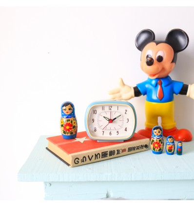 Réveil rétro bleu - Rex London