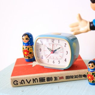 Réveil rétro bleu - Rex London 2