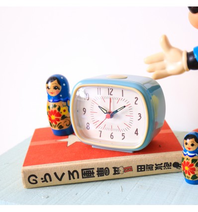 Réveil rétro bleu - Rex London