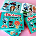 Livre de stickers bleu Ingela Arrhenius