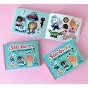 Livre de stickers bleu Ingela Arrhenius