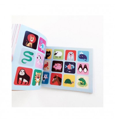 Livre de stickers bleu Ingela Arrhenius