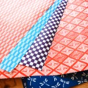 Set de 5 feuilles assorties de papier japonais