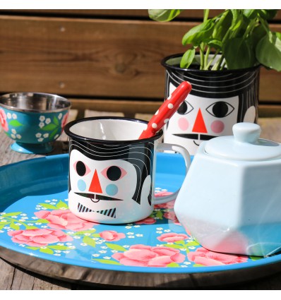 Mug tasse émaillée Couple Ingela Arrhenius - Omm design