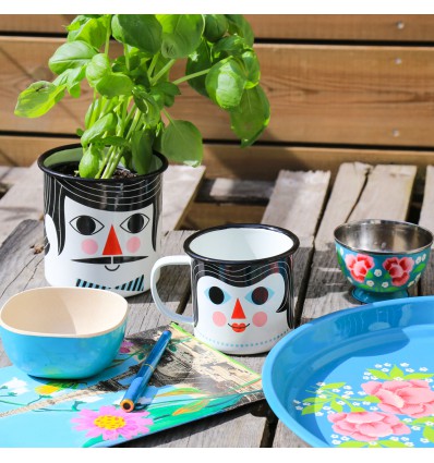 Mug tasse émaillée Couple Ingela Arrhenius - Omm design