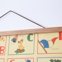 Porte affiche aimanté bois naturel 50 cm