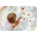 Grand Sac de rangement recto verso Circuit train/ours - Play and Go