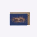 Mini carte Bisou Saphir - Editions du Paon