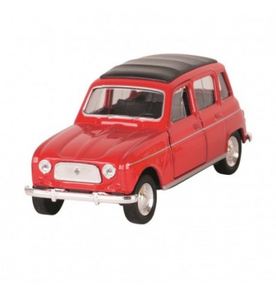 Voiture Renault 4L rouge