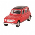 Voiture Renault 4L rouge