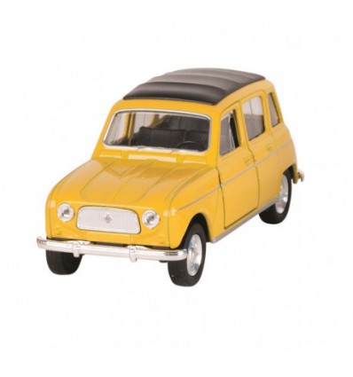 Voiture Renault 4L jaune