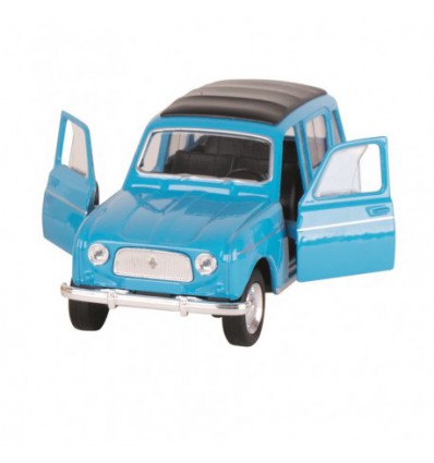 Voiture Renault 4L bleue