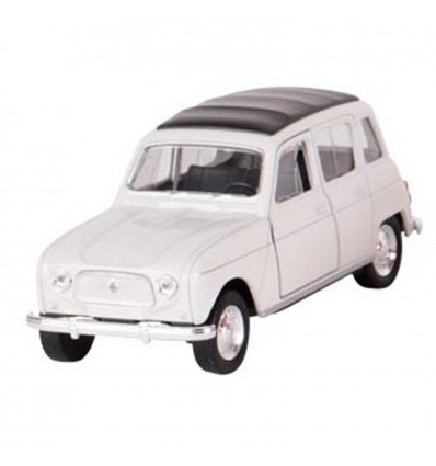 Voiture Renault 4L blanche