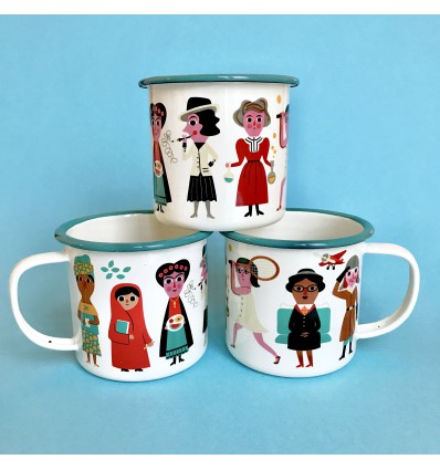 Mug émaillée Féministe Ingela Arrhenius - Omm Design
