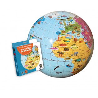 Globe gonflable Merveilles du Monde 2