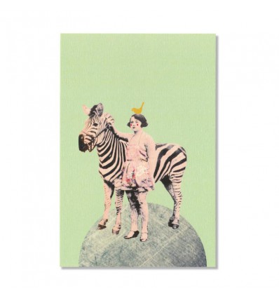 Affiche A4 Zèbre - Cité Candide