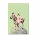 Affiche A4 Zèbre - Cité Candide