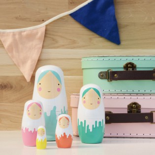 Gigognes en bois Artistes - Petit Monkey