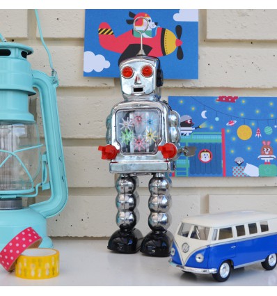 Robot étincelles argent - Protocol