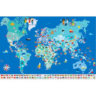Poster & stickers Drapeaux du Monde - Poppik 2