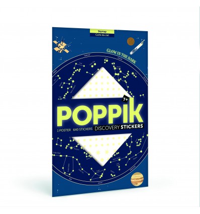 Poster & stickers phospho Carte du Ciel - Poppik