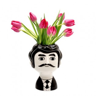 Vase Carlos Noir et Blanc - Kitsch Kitchen