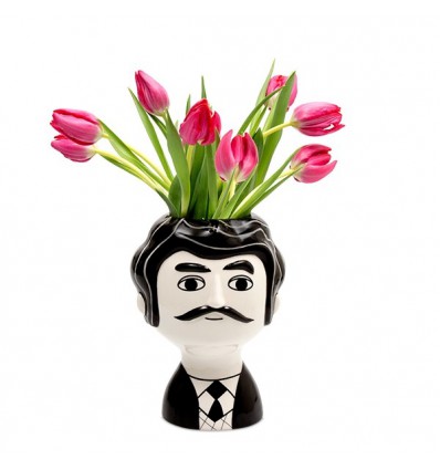 Vase Carlos Noir et Blanc - Kitsch Kitchen