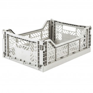 Caisse medium AY-KASA gris clair 2