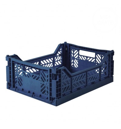 Caisse medium AY-KASA navy blue