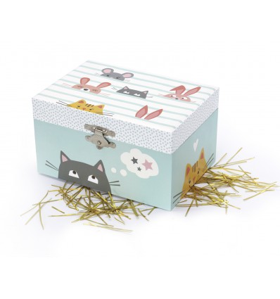 Boîte à bijoux musicale Chats - Trousselier