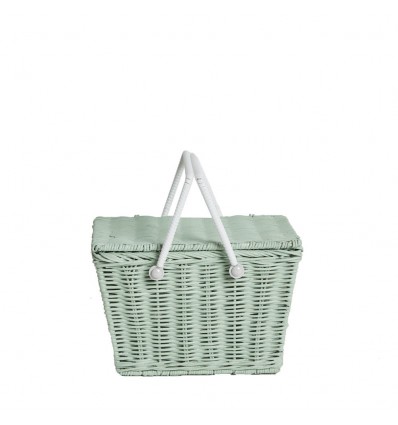 Panier pique-nique Mint en rotin - Olli Ella