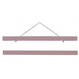 Porte affiche bois rose 30 cm