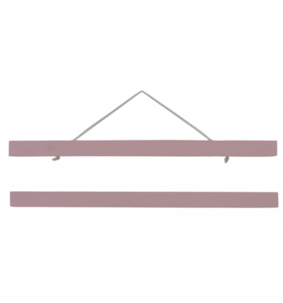 Porte affiche bois rose 30 cm