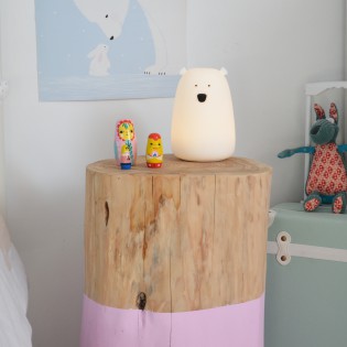 Veilleuse souple Ours Blanc - Little L 2