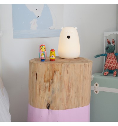 Veilleuse souple Ours Blanc - Little L