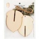 Décoration en bois Glands - Rico Design
