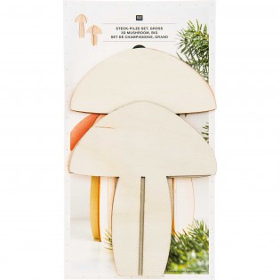 Décoration en bois Champignons - Rico Design 2