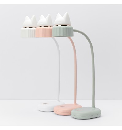 Lampe Duo sans fil chat Rose