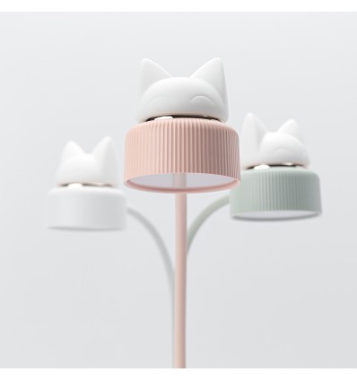 Lampe Duo sans fil chat Rose