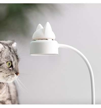 Lampe Duo sans fil chat Blanche