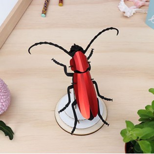 Insecte DIY Rosalia Beetle Rouge - Assembli